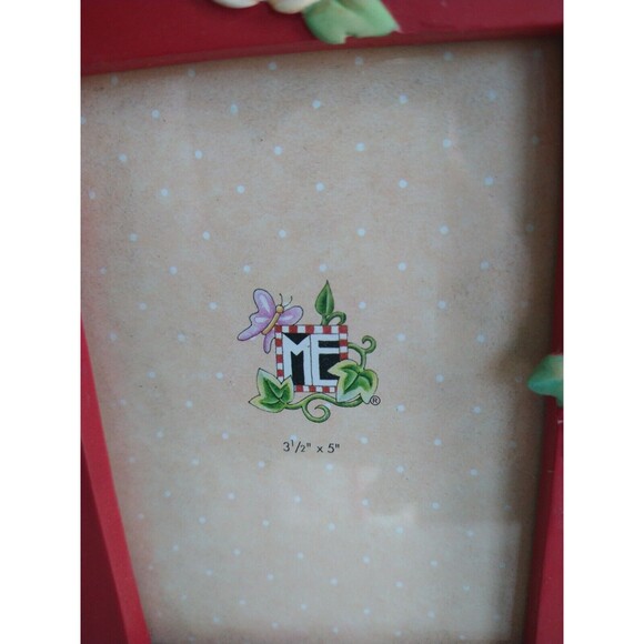 Mary Engelbreit Picture Frame “Garden Party”  New 3 1/2" X 5" Roses - Picture 2 of 4